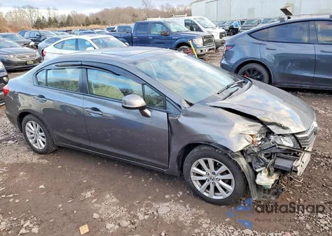2012 Honda Civic Ex z USA, uszkodzony, nr VIN 2HGFB2F89CH521359